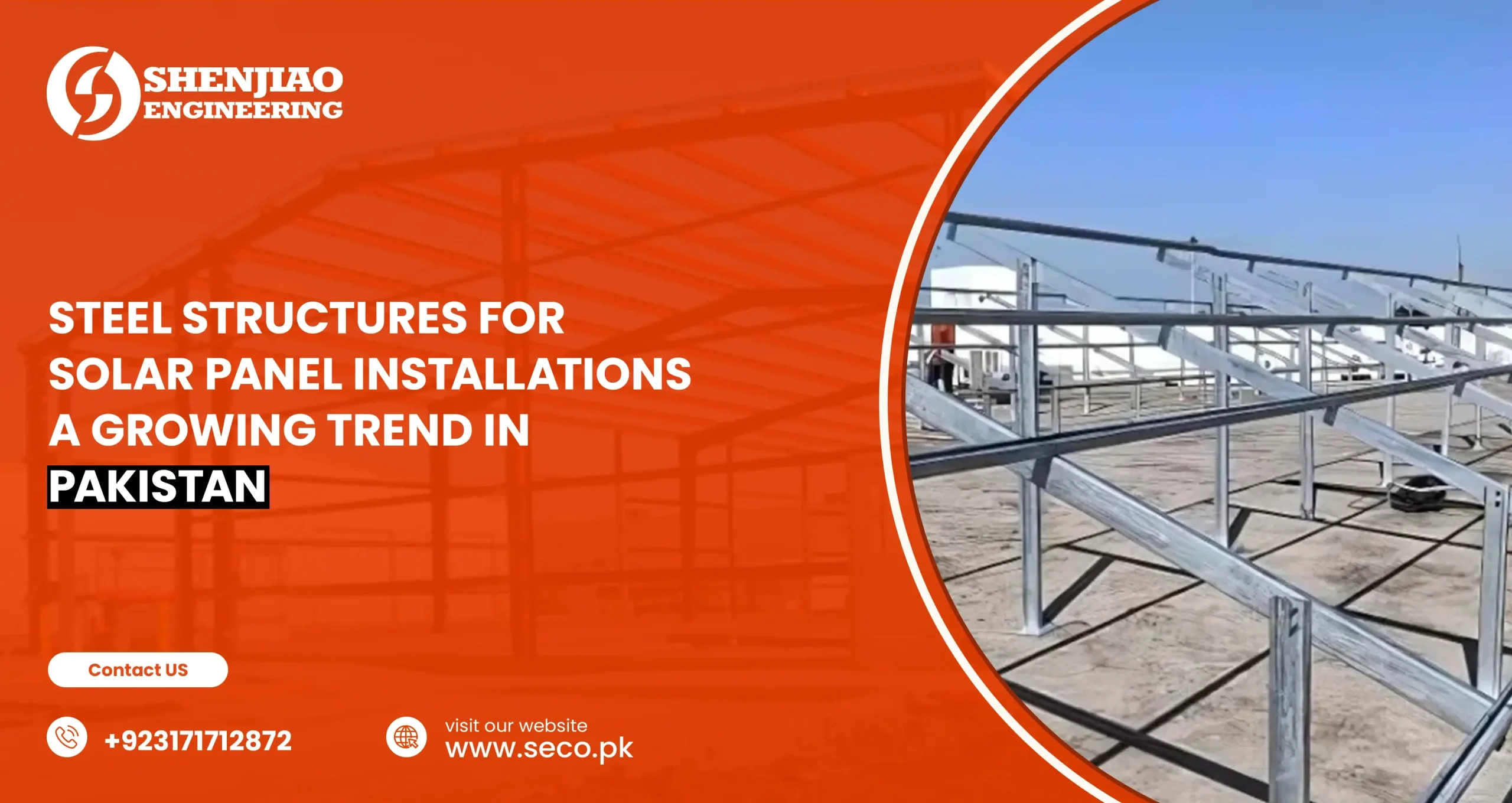Steel Structures for Solar Panel Installations in Pakistan | SECO